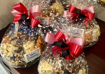 Pre-packed and wrapped sweet kosher treats for passover